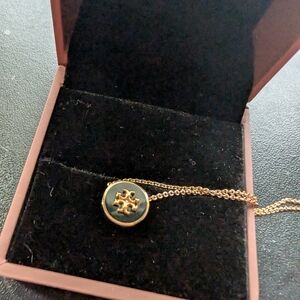 Tory Burch Gold Compass Pendant Necklace